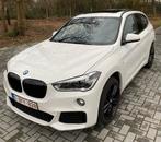BMW X1 sDrive 18d MSport Adblue Aut Panoramadak 19inch Leder, Auto's, BMW, 1995 cc, 4 cilinders, Wit, Leder