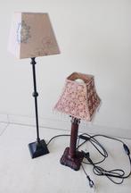 2 Tafellampen création v. Pierre & United Déco, Ophalen, Overige materialen, Gebruikt, 50 tot 75 cm