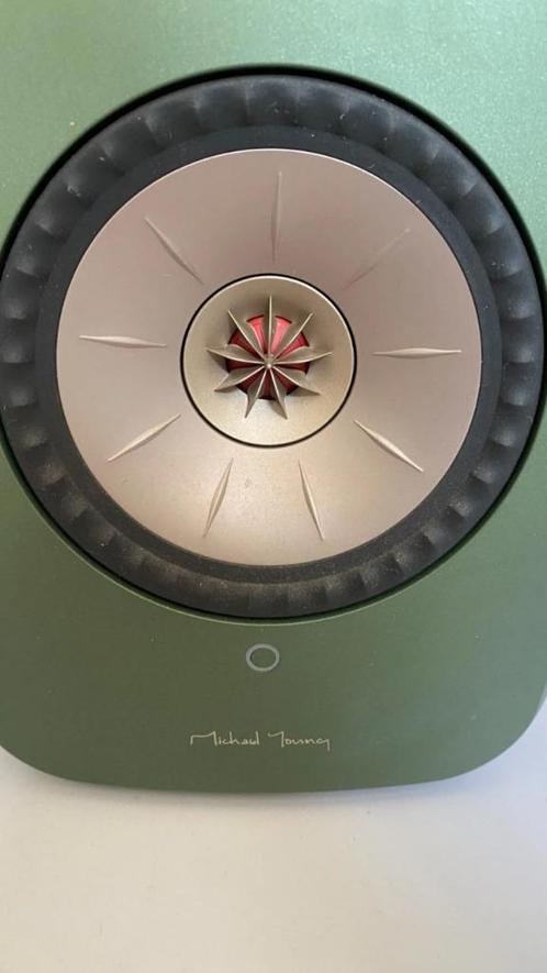 KEF LSX draadloze luidsprekers in groen met stof, Audio, Tv en Foto, Luidsprekerboxen, Zo goed als nieuw, Ophalen of Verzenden