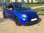 Fiat 500C 0,9 Twin-Air ChipTuning, Auto's, Voorwielaandrijving, Zwart, Leder, Handgeschakeld