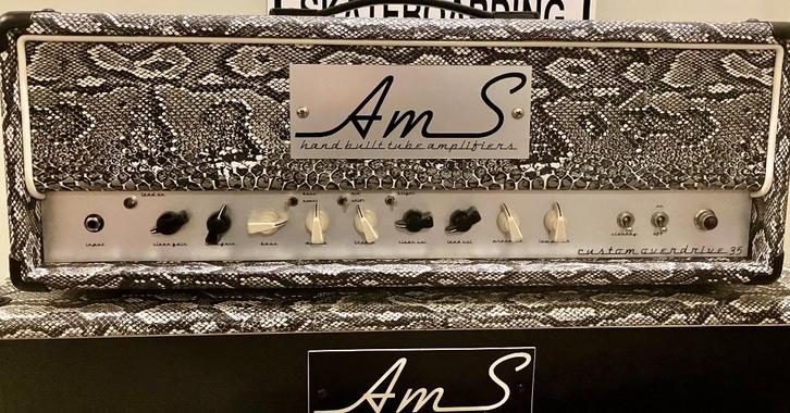 Ams amplification tube 30 watt, Muziek en Instrumenten, Snaarinstrumenten | Gitaren | Elektrisch, Zo goed als nieuw, Hollow body