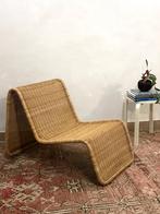 Vintage Ikea Hestra Rotan Lounge Chair, Huis en Inrichting, Ophalen, Gebruikt, Eenpersoons, Minder dan 75 cm