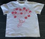 Wit t.shirt " Filou&Friends" met balonnen-maat 104/4 jaar, Meisje, Ophalen of Verzenden, Zo goed als nieuw, Shirt of Longsleeve