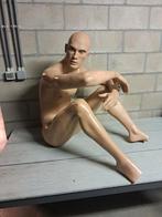 Rootstein zittende heren paspop militaria etalagepop, Ophalen