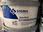 Sigma muurverf mat wit 12.5l nieuw, Bricolage & Construction, Peinture, Vernis & Laque, Enlèvement ou Envoi, Blanc, Neuf