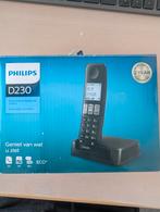 Draadloze telefoon Philips - grote toetsen., Telecommunicatie, Ophalen, Zo goed als nieuw