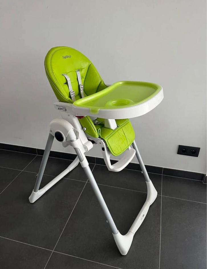 Eetstoel Peg-pérégo Prima Pappa Zero3 (0-3jaar), Kinderen en Baby's, Kinderstoelen, Gebruikt, Overige typen, Afneembaar eetblad