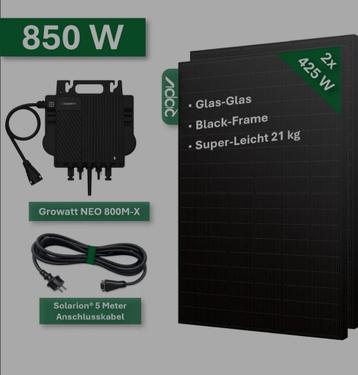 Zonnepaneel basis set 800W beschikbaar voor biedingen