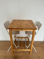 Hoge tafel met twee stoelen, Huis en Inrichting, Ophalen, Zo goed als nieuw