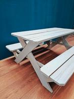 Kinder Picknicktafel hout beits kleur blauw, tuintafel tafel, Tuin en Terras, Ophalen of Verzenden, Hout, Kinderpicknicktafel