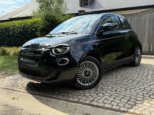 Fiat 500e CABRIO 42kWh 2023 net binnen, zwart met., Auto's, Fiat, Bedrijf, Te koop, 500E, ABS, Achteruitrijcamera, Airbags, Airconditioning