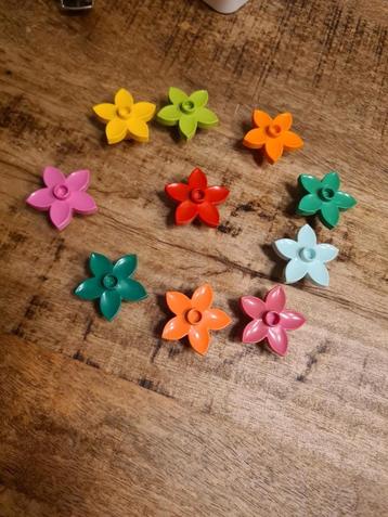 10 fleurs Lego Duplo, Enlèvement ou Envoi, Comme neuf, Briques en vrac, Duplo
