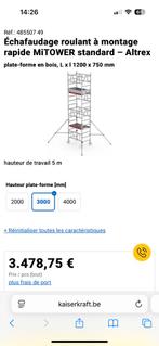 Steigers (altrex), Doe-het-zelf en Bouw, Steigers, Ophalen, Gebruikt, Rolsteiger of Kamersteiger, 2 tot 5 meter