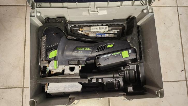 Scie sauteuse Festool PSC 420, Doe-het-zelf en Bouw, Gereedschap | Zaagmachines, Nieuw, Decoupeerzaag, Ophalen