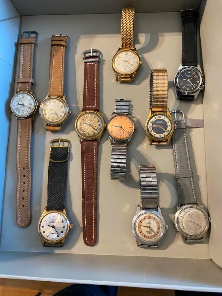 Polshorloges, Handtassen en Accessoires, Horloges | Antiek, Polshorloge, Ophalen