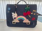 Boekentas jeune premier, Handtassen en Accessoires, Tassen | Schooltassen, Ophalen, Gebruikt, Blauw, Schoudertas