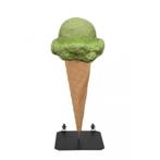 Crème glacée mobile 160 cm - glace à la pistache sur cornet