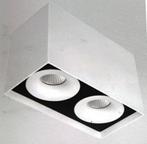 Opbouwblokje met uitsparingen voor spots - LED Spots - Wit, Modern - Strak, Metaal of Aluminium, ,, Nieuw