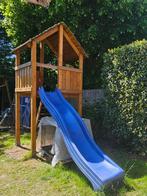 Speelhuis met glijbaan, Ophalen, Zo goed als nieuw, Hout