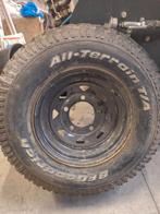 4 terreinbanden met Range Rover-velgen, Auto-onderdelen, Banden en Velgen, Ophalen, Gebruikt, 15 inch, Winterbanden