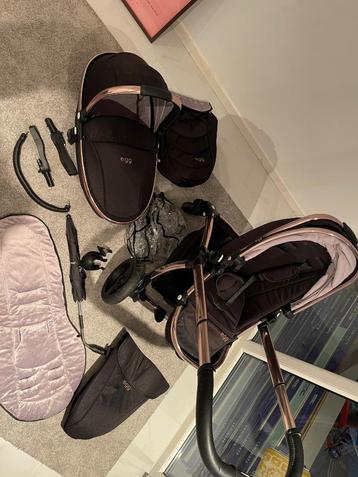 Buggy, kinderwagen en toebehoren (Egg diamond edition), Enlèvement, Comme neuf, Poussette combi, Autres marques