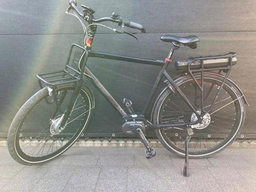 Elektrische Heren-Fiets, Fietsen en Brommers, Elektrische fietsen, Gebruikt, Overige merken, 55 tot 59 cm, 50 km per accu of meer
