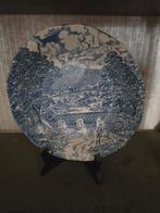 Vintage kroonhertogelijke bruggen scènes blauw wit porselein, Antiek en Kunst, Ophalen of Verzenden