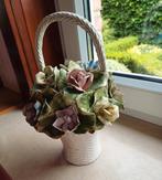 3 decoratie potten met bloemetjes 10€ stuks, Ophalen, Zo goed als nieuw