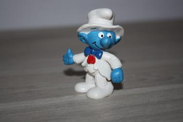 Bruidegom smurf , schleich 1991 , Peyo , als nieuw beschikbaar voor biedingen