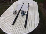 2 spinhengels merk ELITE 240 met molens op, Watersport en Boten, Hengelsport | Roofvissen, Ophalen, Gebruikt, Werphengel