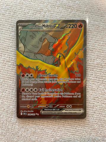 Team rocket’s Moltres ex beschikbaar voor biedingen