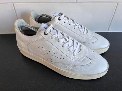 Floris van Bommel sneakers maat 9 / 43 weinig gedragen, Kleding | Heren, Schoenen, Zo goed als nieuw, Sneakers, Wit, Ophalen of Verzenden