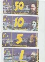 FRANKRIJK - 25000 BESANCON Billet de 1,5,10,50 euro  Setje, Postzegels en Munten, Bankbiljetten | Europa | Eurobiljetten, Setje