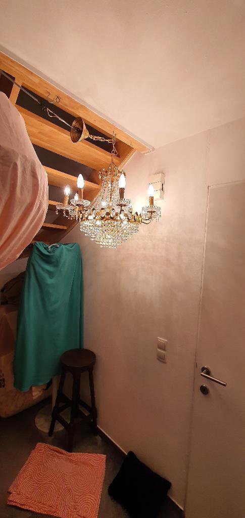 cristaux et lustre ancien, Antiquités & Art, Antiquités | Éclairage, Enlèvement