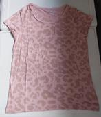 T-shirts roze tijgerprint - maat S, Vêtements | Femmes, T-shirts, Comme neuf, Taille 36 (S), Jacqueline de Yong, Enlèvement ou Envoi