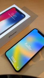 iPhone X - 256 - black met cover, Telecommunicatie, Mobiele telefoons | Apple iPhone, 256 GB, Gebruikt, 69 %, Zwart