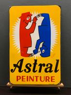 Emaille reclamebord ASTRAL jaren50, Ophalen, Gebruikt, Reclamebord