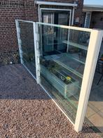 schutting glas, Tuin en Terras, Nieuw, Glas, 6 meter of meer, 1 tot 2 meter
