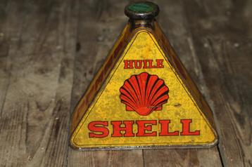 SHELL Bidon huile / terrot aeroshell mobiloil saroléa harley
