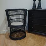 Vintage, rotan stoeltje, Enlèvement, Noir