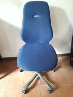 Bureaustoel Kinnarps, Huis en Inrichting, Ophalen, Blauw, Zo goed als nieuw, Bureaustoel
