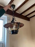 Koperen hanglampen, Huis en Inrichting, Lampen | Kroonluchters, Ophalen, Zo goed als nieuw