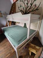 stapelbed met tweepersoonsbed onderaan, Ophalen, Gebruikt, Stapelbed