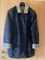 Manteau d'hiver chaud en laine d'agneau pour femme Mt. XL, Comme neuf, Noir, Taille 46/48 (XL) ou plus grande, Enlèvement ou Envoi