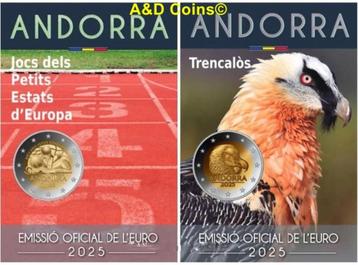 Andorra 2 x 2 € 2025 beschikbaar voor biedingen