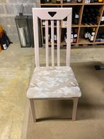 Zes eetkamerstoelen., Ophalen, Gebruikt, Wit, Modern