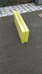 table camping pliable avec bancs 4 places, Caravanes & Camping, Enlèvement, Utilisé, Table de camping