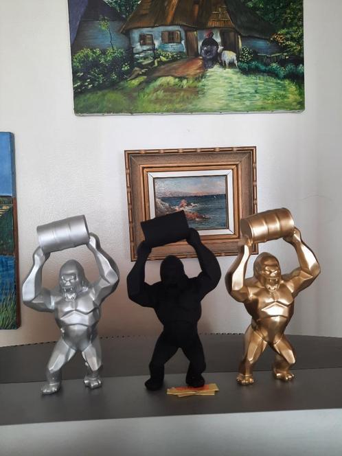 Nieuwe Gorilla Kong Richard Orlinski stijl, Antiek en Kunst, Kunst | Designobjecten, Ophalen of Verzenden