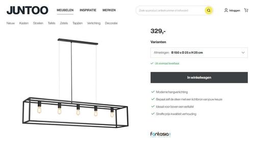 Hanglamp Kago, Huis en Inrichting, Lampen | Hanglampen, Nieuw, Metaal, Ophalen