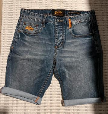 Jeans short heren Superdry maat 32 beschikbaar voor biedingen